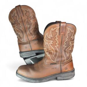 Wolverine Rancher Steel Toe Wellington Work Boots Brown W080150 Men's 12M